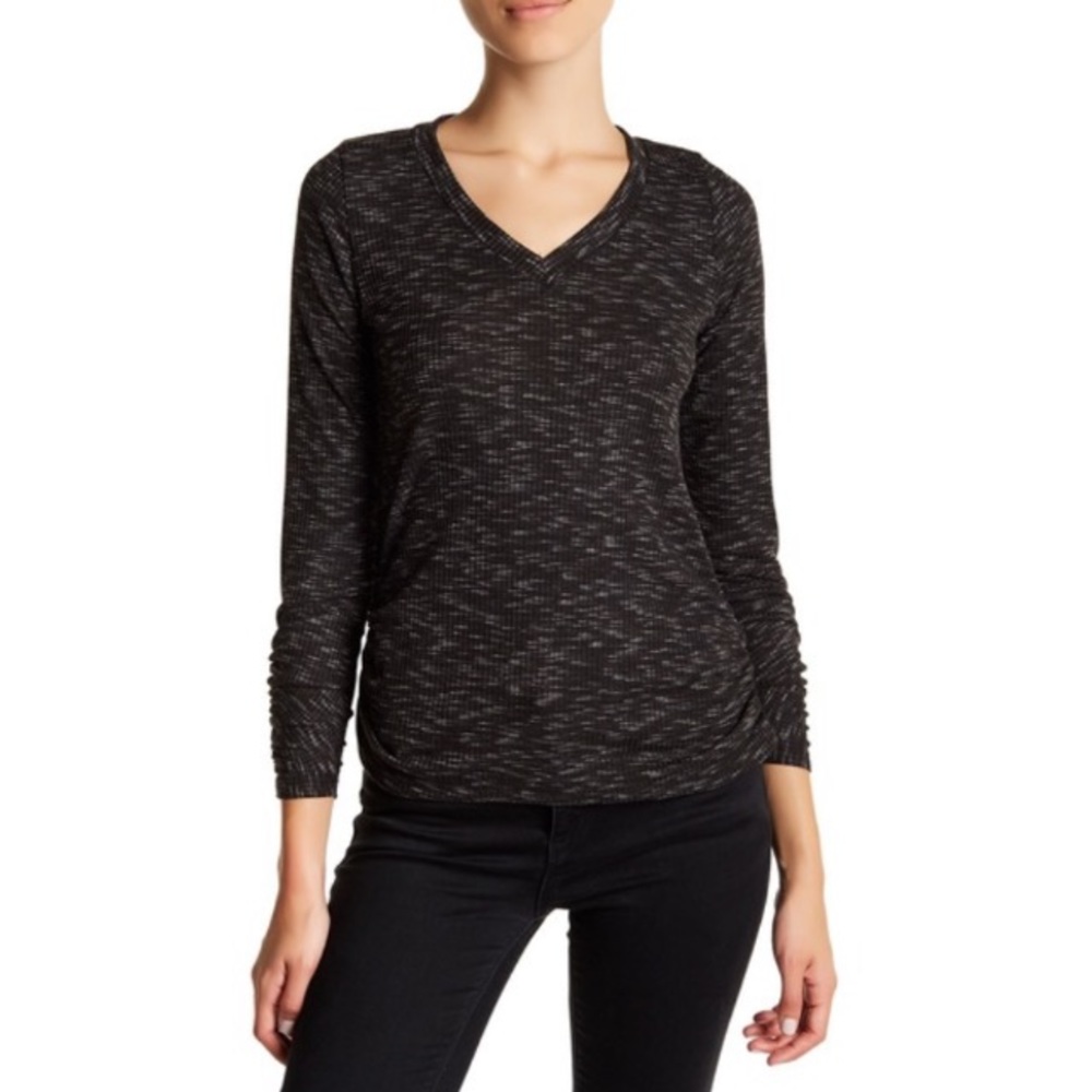 EDISTA Maria Melange Ribbed Pullover